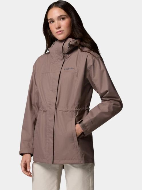 haine de ploaie pt. femei Columbia Hikebound II Long Jacket maro 2