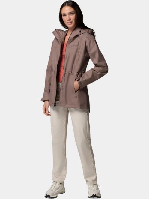 haine de ploaie pt. femei Columbia Hikebound II Long Jacket maro 5