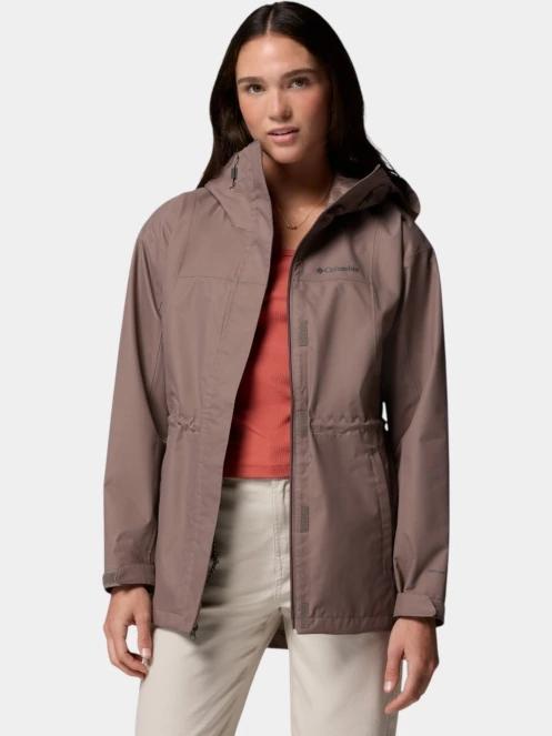 haine de ploaie pt. femei Columbia Hikebound II Long Jacket maro 6