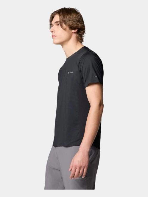 tricou pentru sport, cu maneci scurte pt. barbati Columbia Three Pitch Short Sleeve Crew negru 3