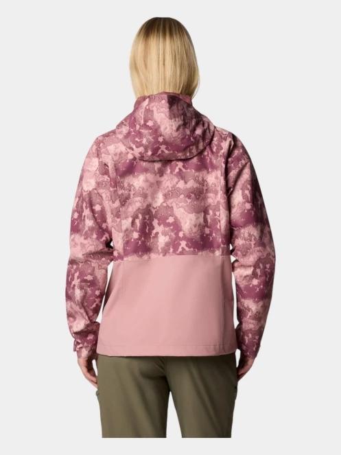 haine de ploaie pt. femei Columbia Hikebound Printed Jacket roz 4