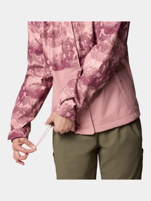 haine de ploaie pt. femei Columbia Hikebound Printed Jacket roz 6