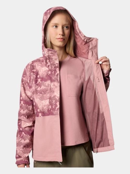 haine de ploaie pt. femei Columbia Hikebound Printed Jacket roz 7