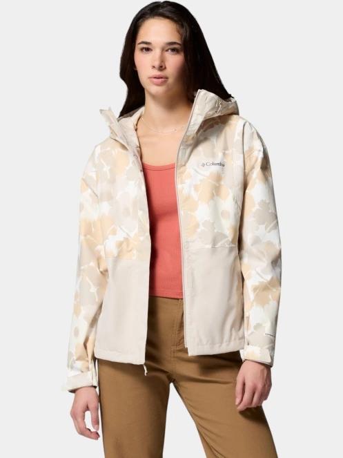 haine de ploaie pt. femei Columbia Hikebound Printed Jacket nisip 6