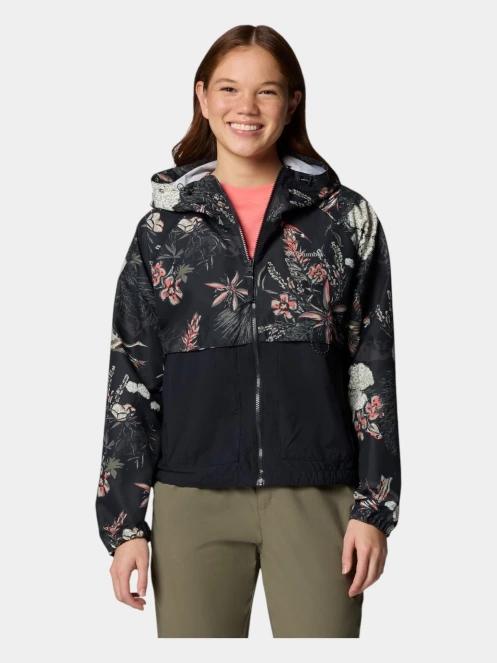geaca de vant pt. femei Columbia Spire Valley Printed Windbreaker negru 2