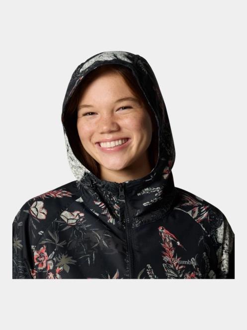 geaca de vant pt. femei Columbia Spire Valley Printed Windbreaker negru 6