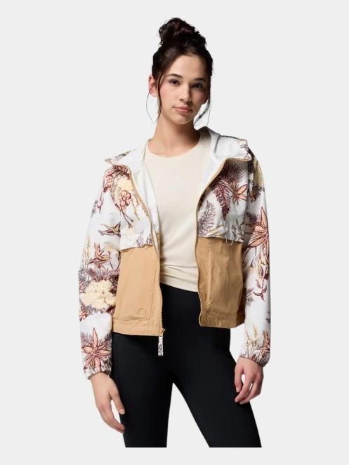 geaca de vant pt. femei Columbia Spire Valley Printed Windbreaker nisip 6
