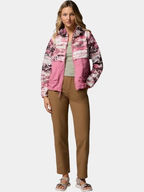 geaca de vant pt. femei Columbia Spire Valley Printed Windbreaker roz 5