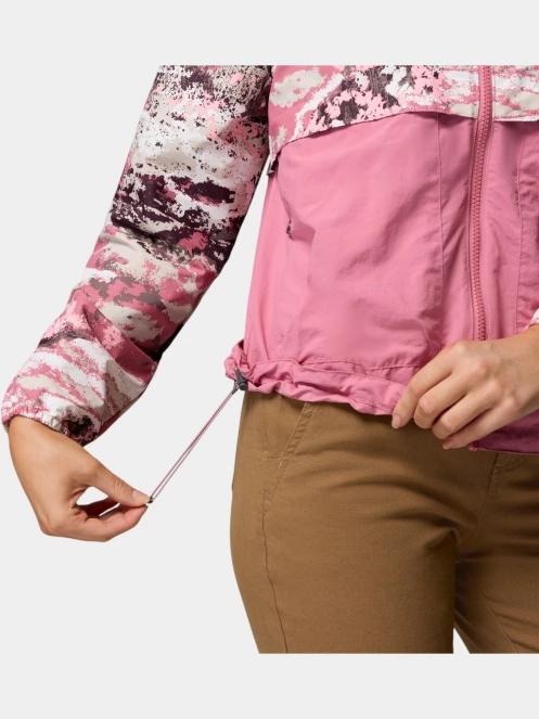 geaca de vant pt. femei Columbia Spire Valley Printed Windbreaker roz 8