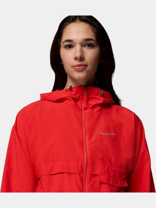 geaca de vant pt. femei Columbia Spire Valley Cropped Windbreaker rosu 8