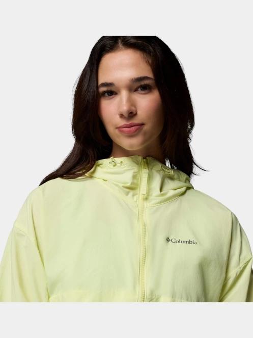 geaca de vant pt. femei Columbia Spire Valley Cropped Windbreaker galben 8