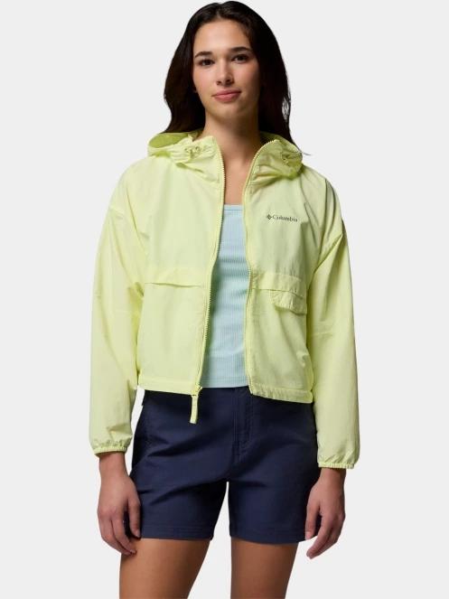 geaca de vant pt. femei Columbia Spire Valley Cropped Windbreaker galben 9