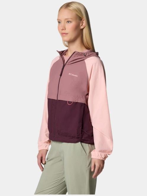 geaca de vant pt. femei Columbia Spire Valley Windbreaker roz 3