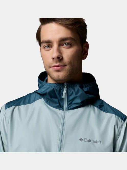 geaca de vant pt. barbati Columbia Discovery Loop Windbreaker albastru deschis 7