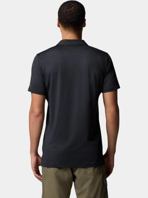 tricou de sport, cu guler pt. barbati Columbia Tech Trail Utility Polo negru 4