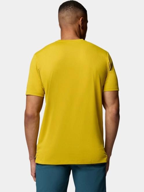 tricou pentru sport, cu maneci scurte pt. barbati Columbia Tech Trail Utility Short Sleeve Crew oliv 4