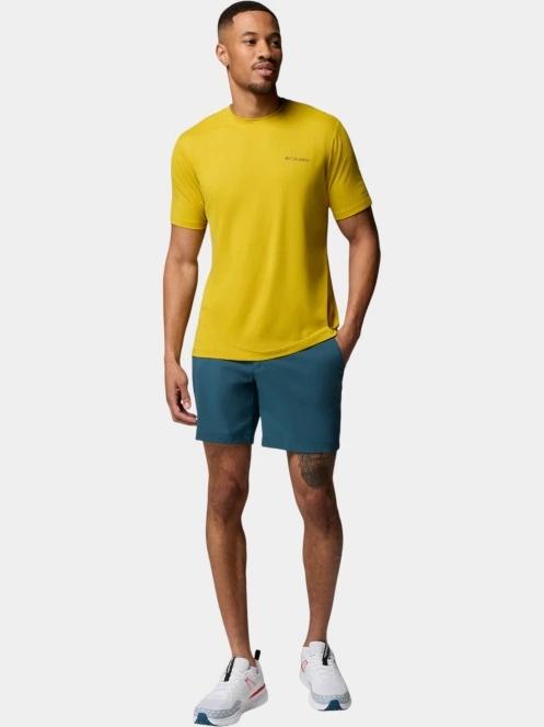 tricou pentru sport, cu maneci scurte pt. barbati Columbia Tech Trail Utility Short Sleeve Crew oliv 5