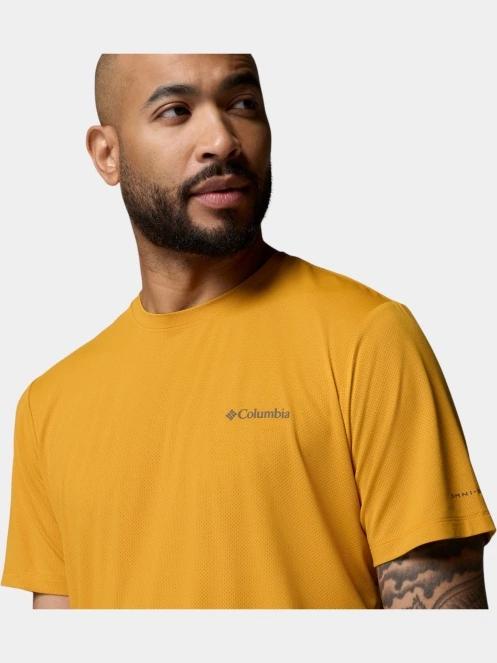 tricou pentru sport, cu maneci scurte pt. barbati Columbia Tech Trail Utility Short Sleeve Crew portocaliu 6
