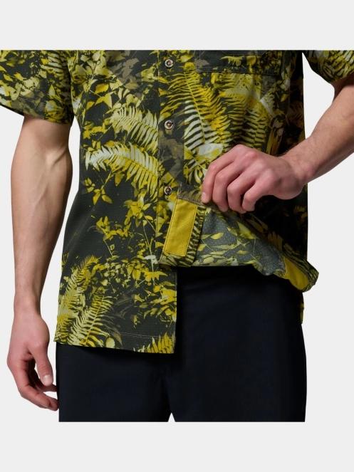 camasa cu maneci scurte pt. barbati Columbia Tech Trail Utility Printed Woven Short Sleeve verde inchis 7