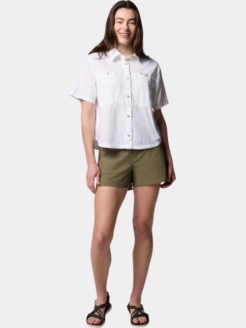 camasa cu maneci scurte pt. femei Columbia Brea Falls Woven Short Sleeve Shirt alb 5