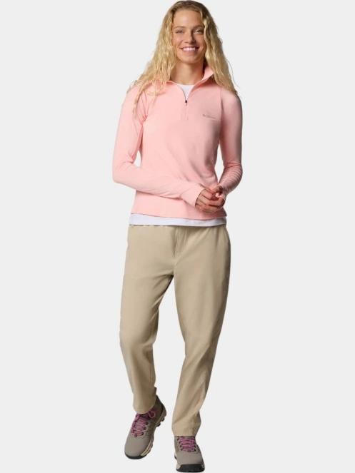 tricou cu maneci lungi, pentru sport pt. femei Columbia Weekend Ascent Half Zip roz 5