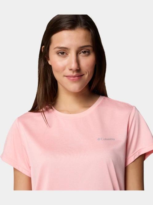 tricou pentru sport, cu maneci scurte pt. femei Columbia Bluevista Hill Short Sleeve Crew roz 6
