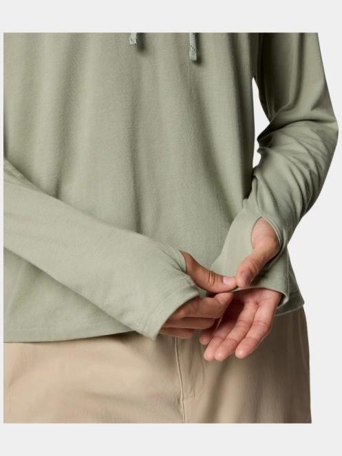 pulover cu gluga pt. femei Columbia Sun Trek Hoodie II verde 7