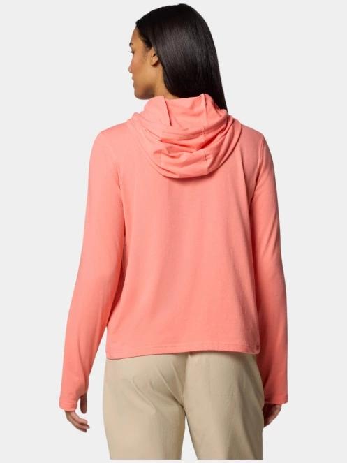 pulover cu gluga pt. femei Columbia Sun Trek Hoodie II rosu 3