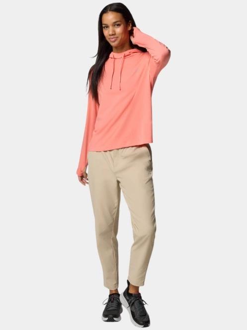 pulover cu gluga pt. femei Columbia Sun Trek Hoodie II rosu 4