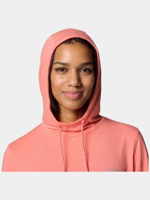 pulover cu gluga pt. femei Columbia Sun Trek Hoodie II rosu 5