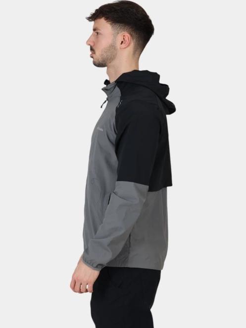 jacheta pentru alergare pt. barbati Columbia Columbia Tech Nylon Hoodie gri 3
