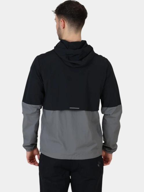 jacheta pentru alergare pt. barbati Columbia Columbia Tech Nylon Hoodie gri 4