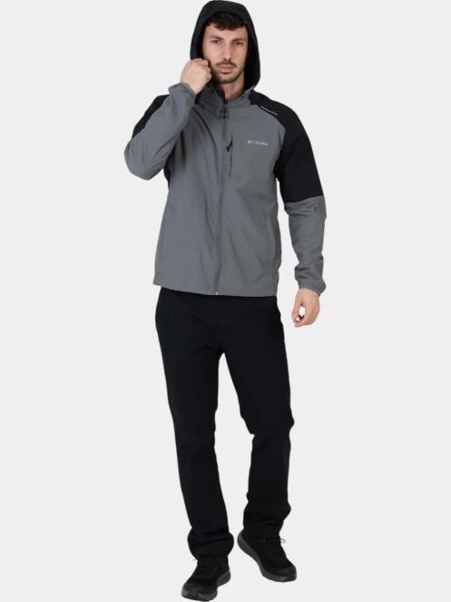 jacheta pentru alergare pt. barbati Columbia Columbia Tech Nylon Hoodie gri 7