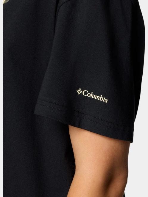 crop top pt. femei Columbia Rolling Bend Graphic Relaxed Crop Short Sleeve Shirt negru 7