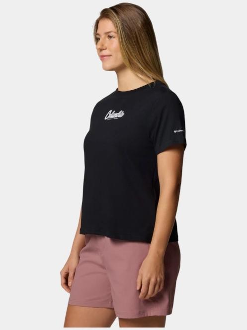 tricou cu maneci scurte pt. femei Columbia Rolling Bend Graphic Short Sleeve Shirt negru 4