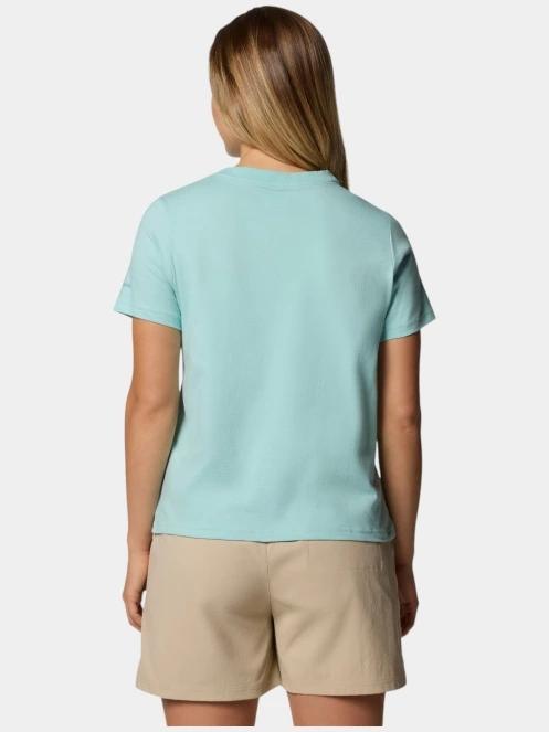 tricou cu maneci scurte pt. femei Columbia Rolling Bend Graphic Short Sleeve Shirt verde 5