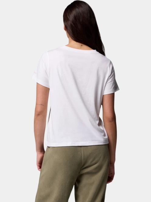 tricou cu maneci scurte pt. femei Columbia Rolling Bend Graphic Short Sleeve Shirt alb 4