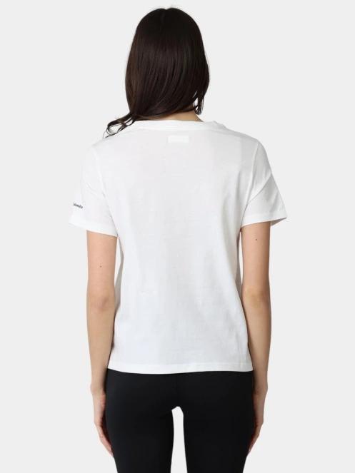 tricou cu maneci scurte pt. femei Columbia Rolling Bend Graphic Short Sleeve Shirt alb 4