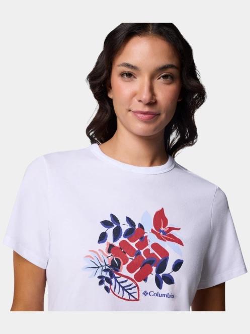 tricou pentru sport, cu maneci scurte pt. femei Columbia Sun Trek Graphic Short Sleeve III alb 6
