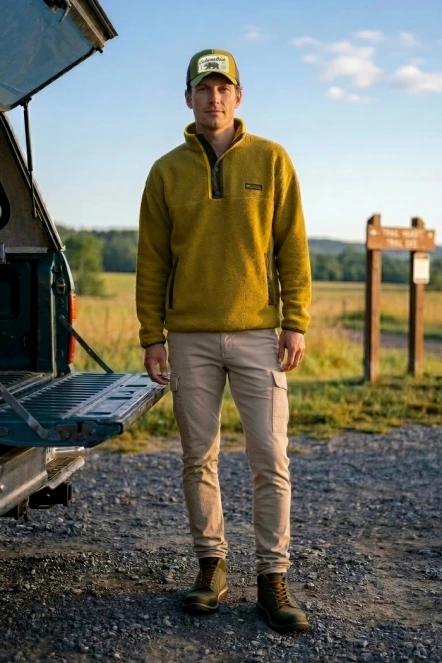 pantaloni de drumetie pt. barbati Columbia Tech Trail Utility Pant nisip 9