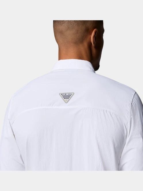 camasa cu maneci lungi pt. barbati Columbia Wild Cast Long Sleeve Shirt alb 10