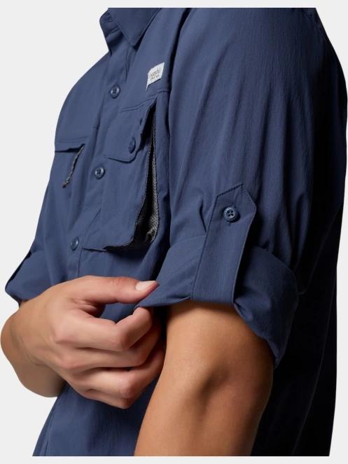 camasa cu maneci lungi pt. barbati Columbia Wild Cast Long Sleeve Shirt albastru inchis 7