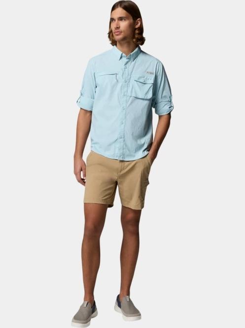 camasa cu maneci lungi pt. barbati Columbia Wild Cast Long Sleeve Shirt albastru deschis 5