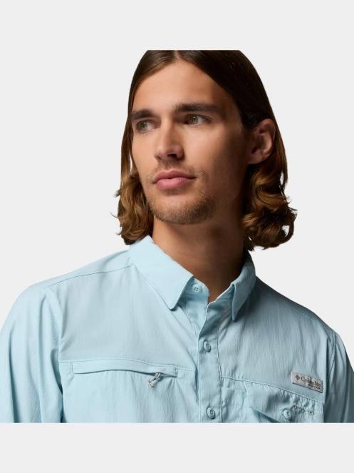 camasa cu maneci lungi pt. barbati Columbia Wild Cast Long Sleeve Shirt albastru deschis 9