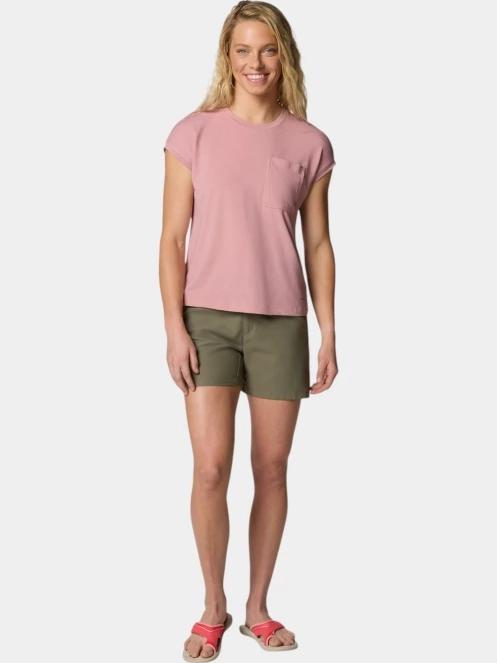 pantaloni scurti pentru drumetii pt. femei Columbia Leslie Falls Short II verde 5
