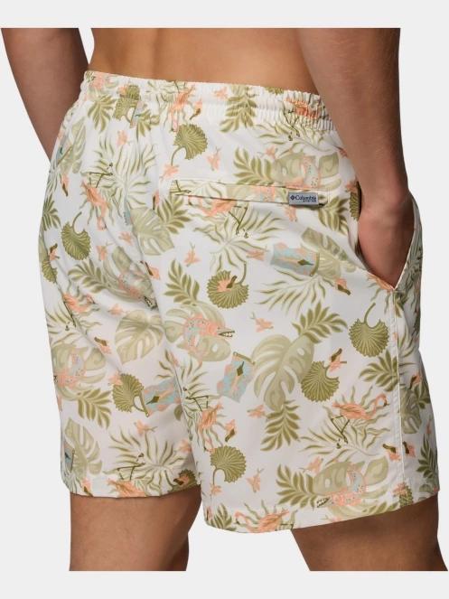 sorturi de baie pentru barbati pt. barbati Columbia PFG Rambler Printed Water Short verde 7