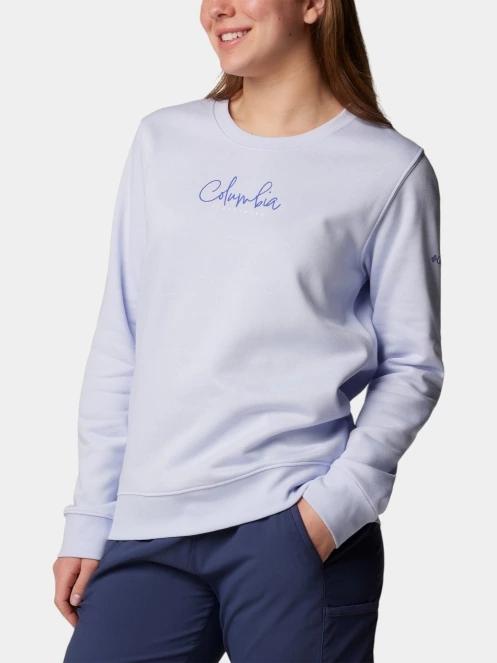 pulover pt. femei Columbia Beaumount Graphic Crew albastru 5