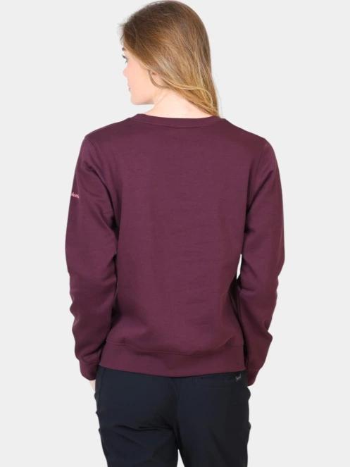 pulover pt. femei Columbia Beaumount Graphic Crew rosu 4