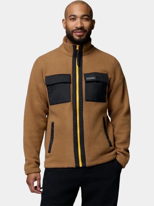 pulover polar pt. barbati Columbia Juniper Peak Full Zip Fleece oliv 2