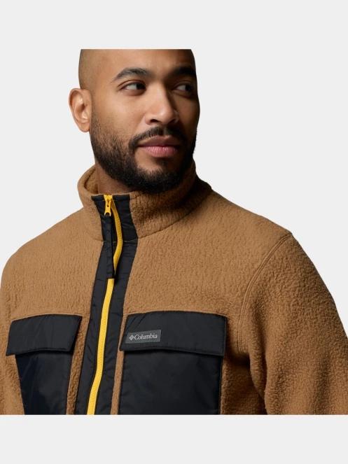 pulover polar pt. barbati Columbia Juniper Peak Full Zip Fleece oliv 7